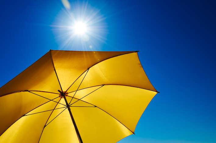 Photoaging durch UV-Strahlung