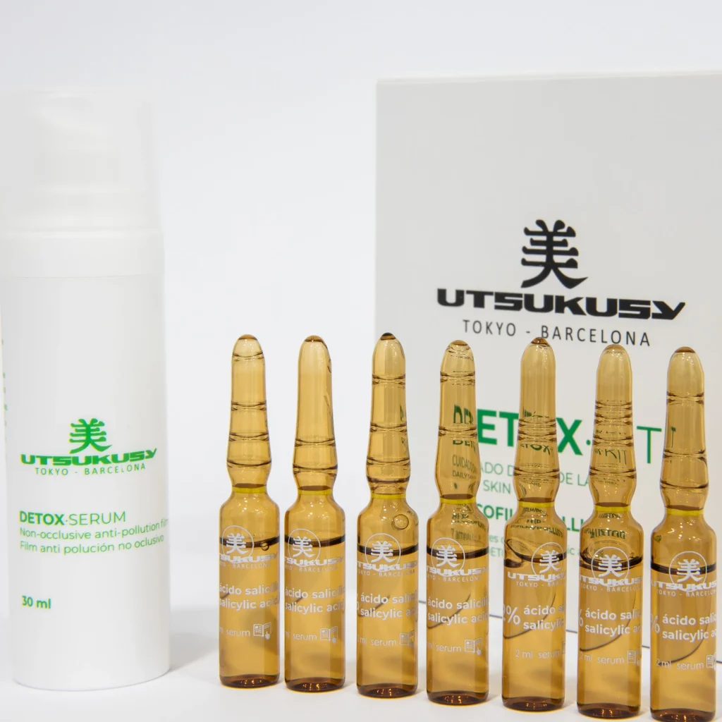 Detox Homecar Set mit 7 Salicylsäure-Ampllen für eine 7 Tage Detox-Kur von Utsukusy