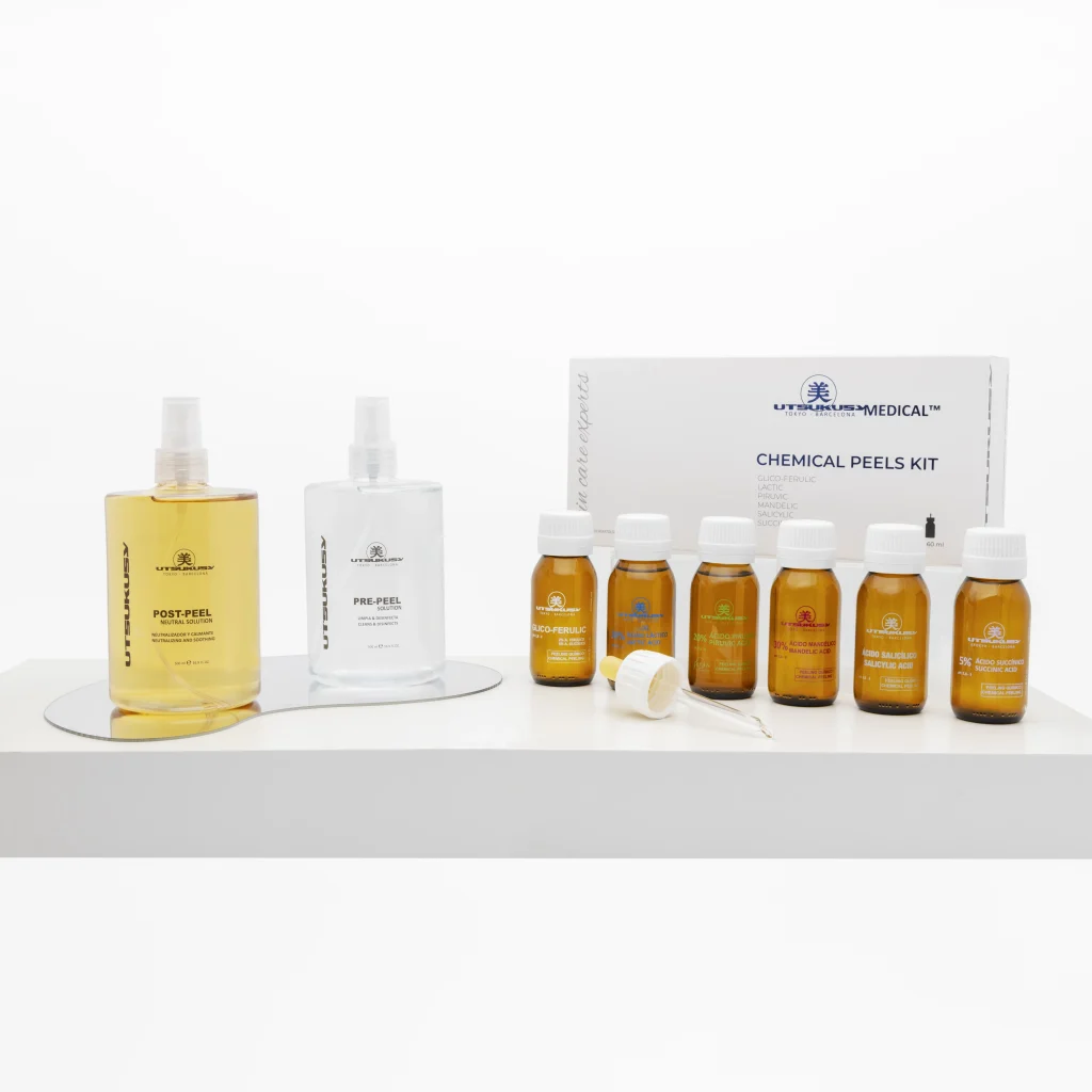 Chemische Peelings wie z.B. Fruchtsäurepeelings von Utsukusy Cosmetics